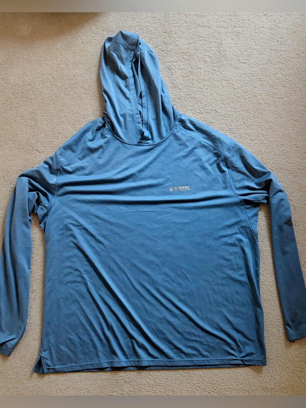 Duluth Trading Co Alaskan Hardgear Standard Hoodie in Blue 2XL